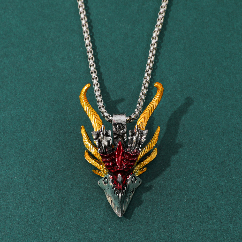 Retro Hip-Hop Evil Dragon Head - Men'S Fashion Accessories reseña y precio