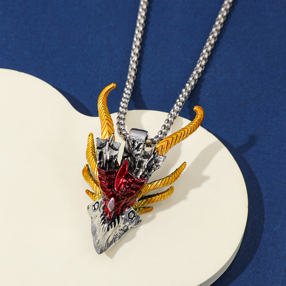 Retro Hip-Hop Evil Dragon Head - Men'S Fashion Accessories reseña y precio