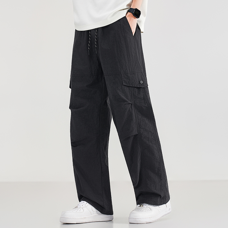 Summer Men's Workwear Wide Leg - Cargo Jogger Pants reseña y precio