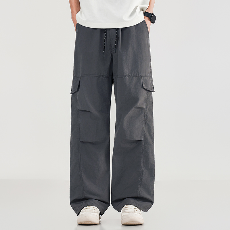 Summer Men's Workwear Wide Leg - Cargo Jogger Pants reseña y precio