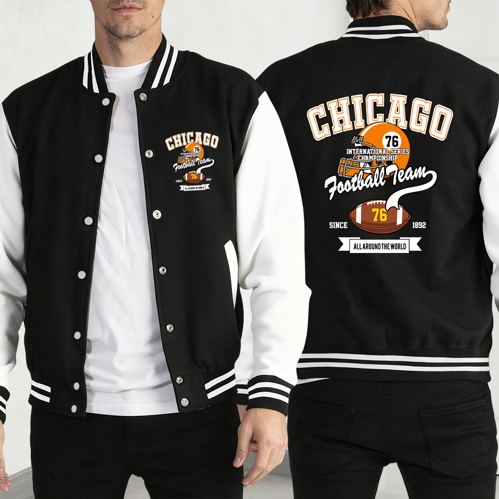 Chicago Football Team Sport Pr - Mens Fashion Baseball Jersey reseña y precio