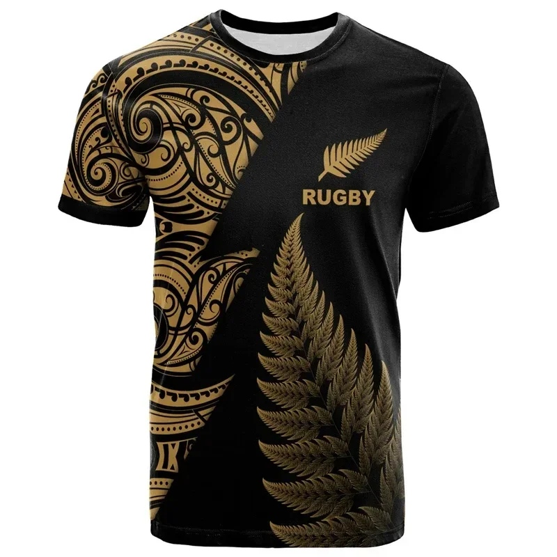 Summer New Zealand Maori Rugby - Mens Fashion Rugby Shirts reseña y precio