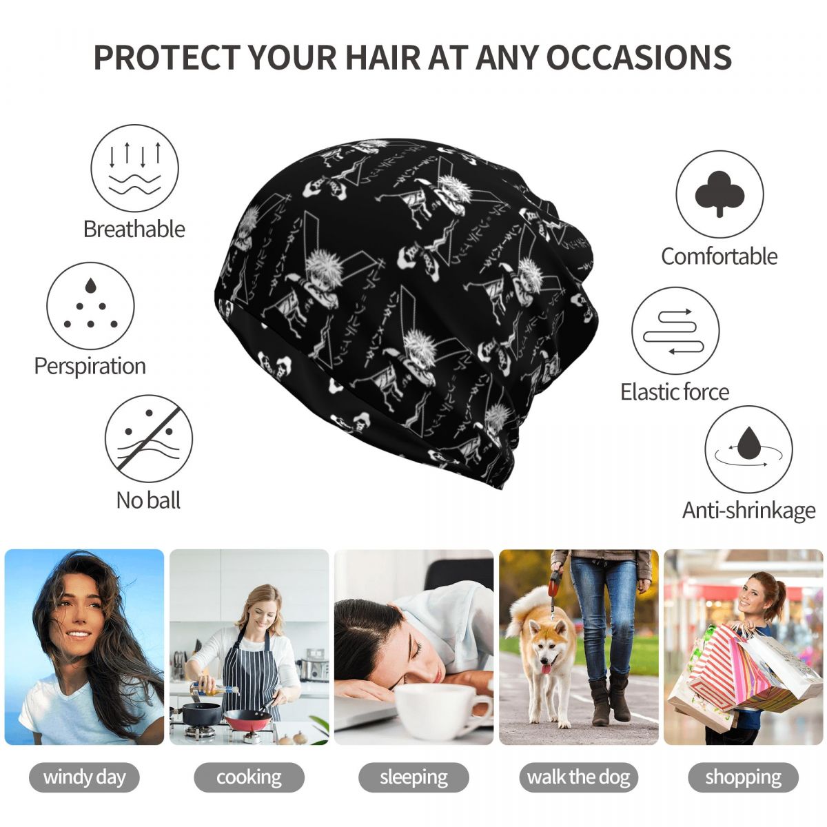 Killua Zoldyck Anime HXH Hunte - Beanie Winter Hat reseña y precio