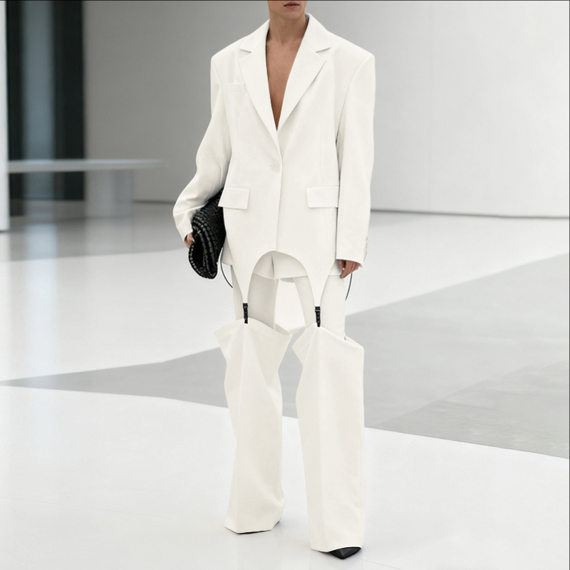 INCERUN Men Sets Solid Long Sl - Mens Fashion Suits reseña y precio