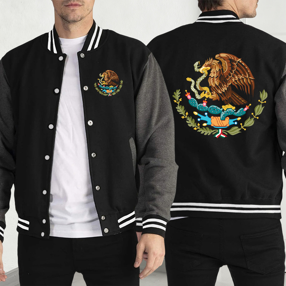 Mexico A Divine Eagle   Print  - Mens Fashion Baseball Jersey reseña y precio