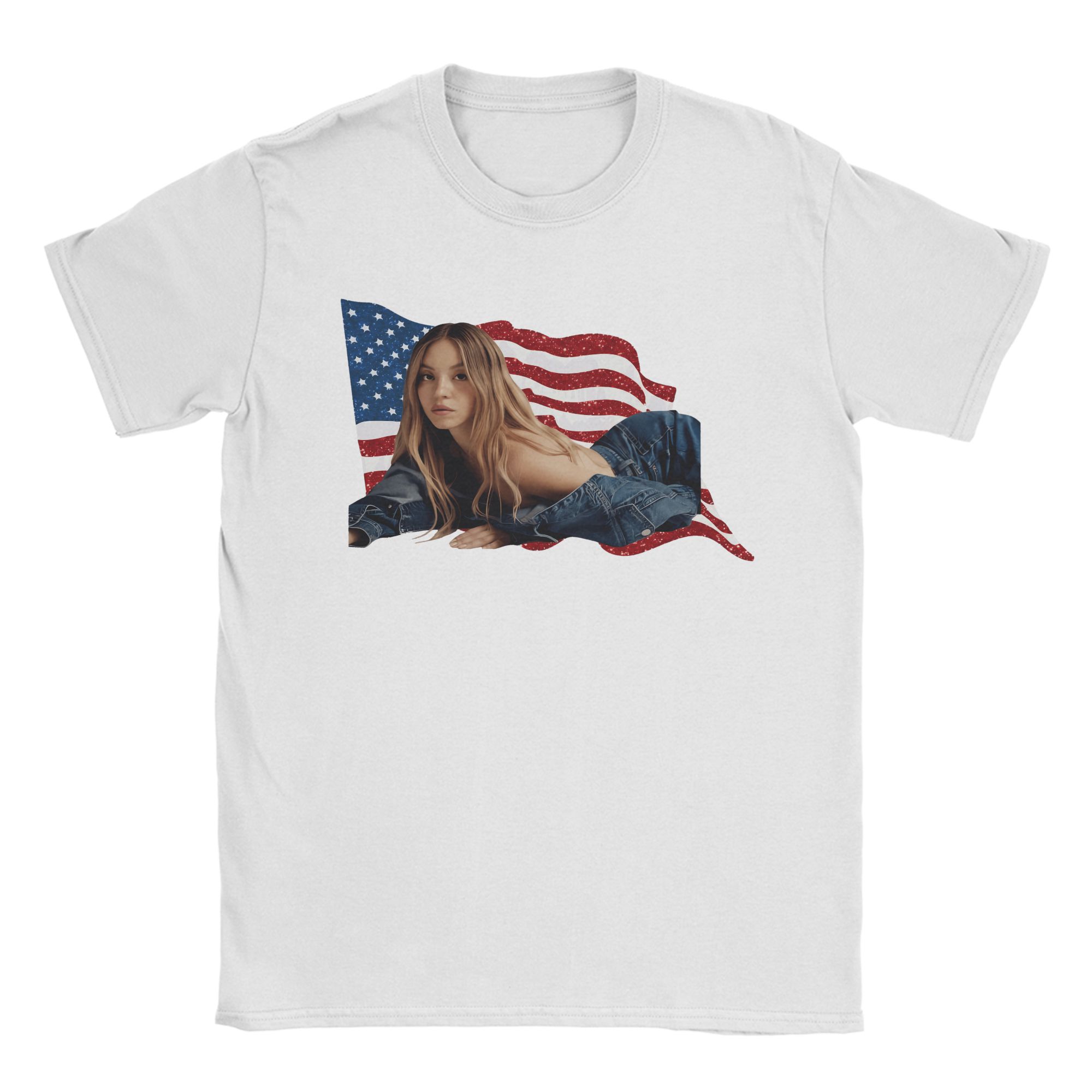 Sydney Sweeney Cotton T Shirt  - Men'S Fashion Sydney reseña y precio