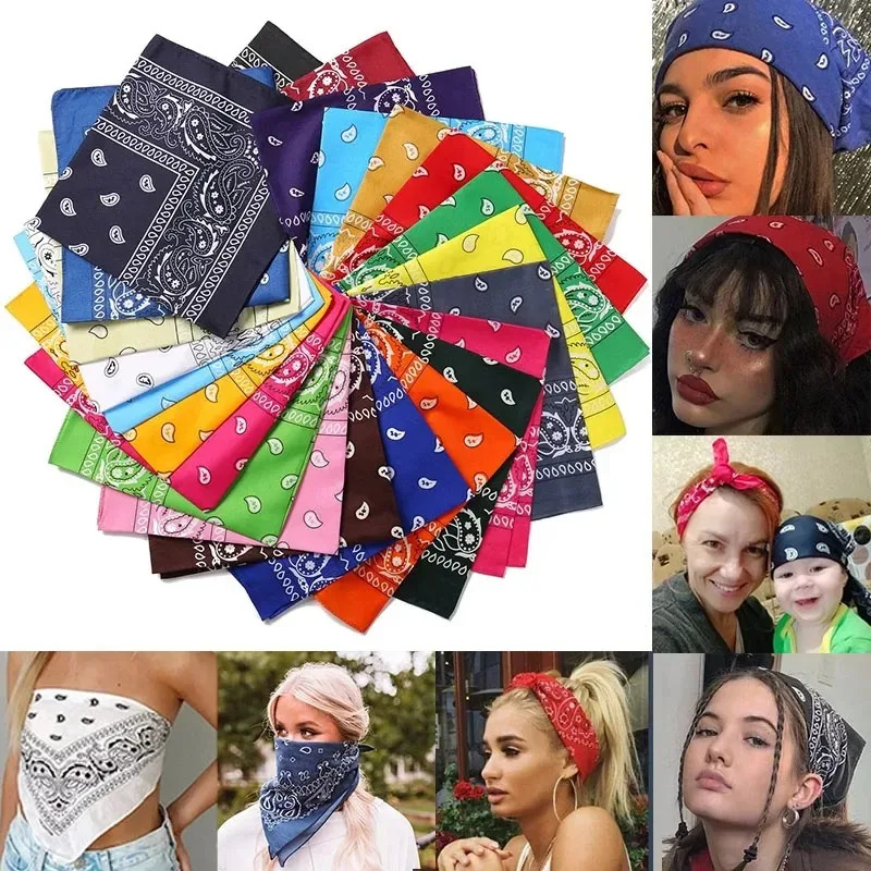 3/6pcs Hip Hop Bandana 23 Styl - Men Fashion Hair Style reseña y precio