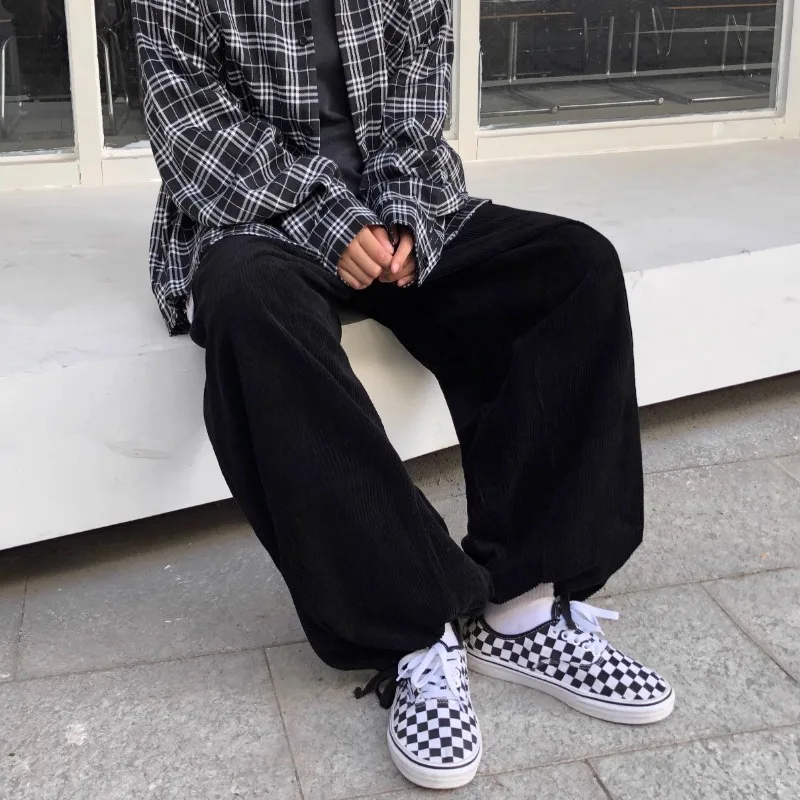 Japanese Streetwear Corduroy W - Cargo Jogger Pants reseña y precio