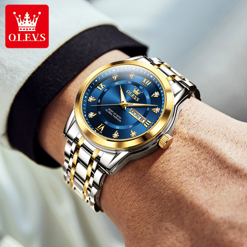 OLEVS Brand Fashion men's watc - Mens Fashion Watch reseña y precio
