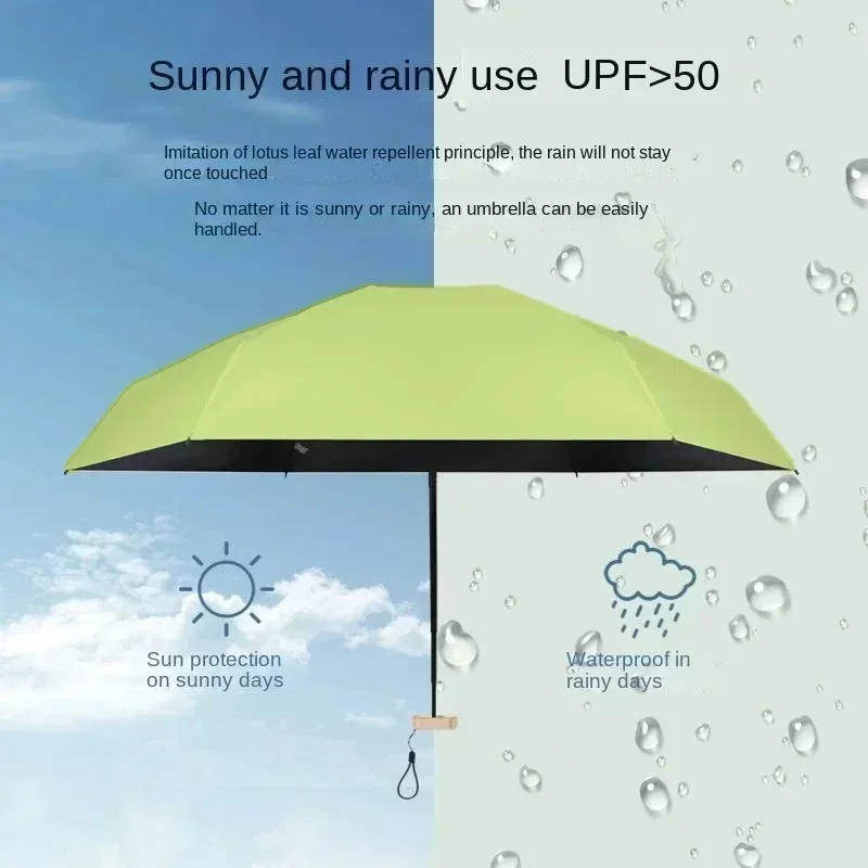 Mini five-fold umbrella sun pr - Men'S Fashion Umbrella reseña y precio