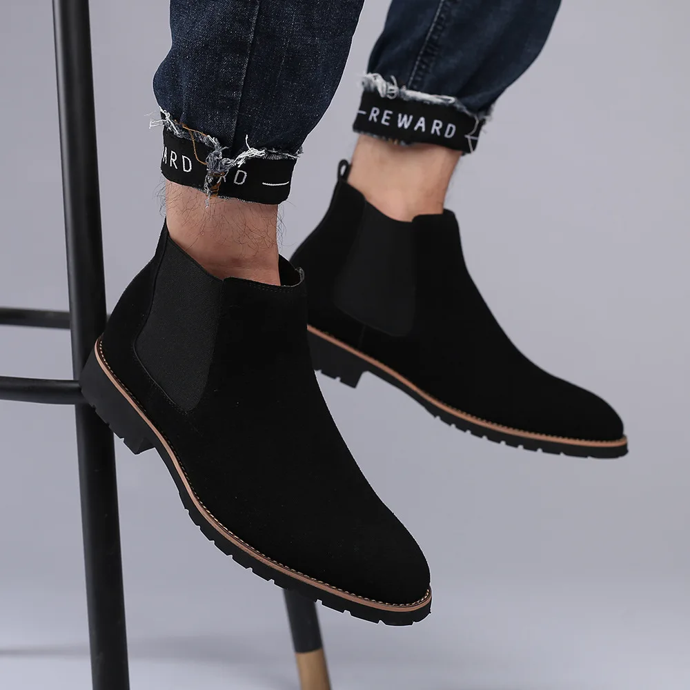 Men Ankle Boots British Style  - Mens Fashion Winter 2025 reseña y precio