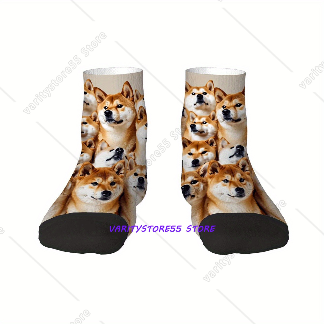 Cute Shiba Inu Print Ankle Soc - Men'S Fashion Accessories reseña y precio