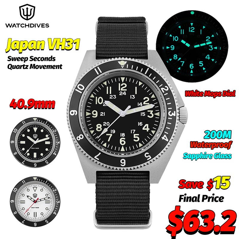 Watchdives WD1972 Quartz Watch - Mens Fashion Watch reseña y precio