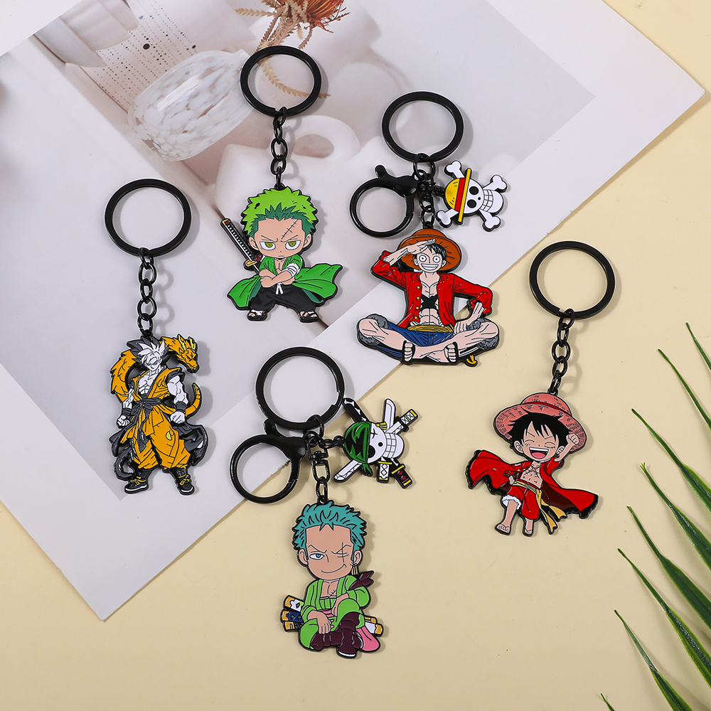 One Piece Anime Keychain Featu - Men'S Fashion Accessories reseña y precio