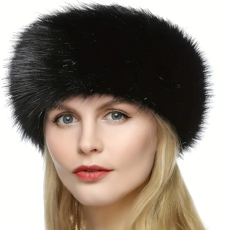 New Solid Color Plush Headband - Beanie Winter Hat reseña y precio