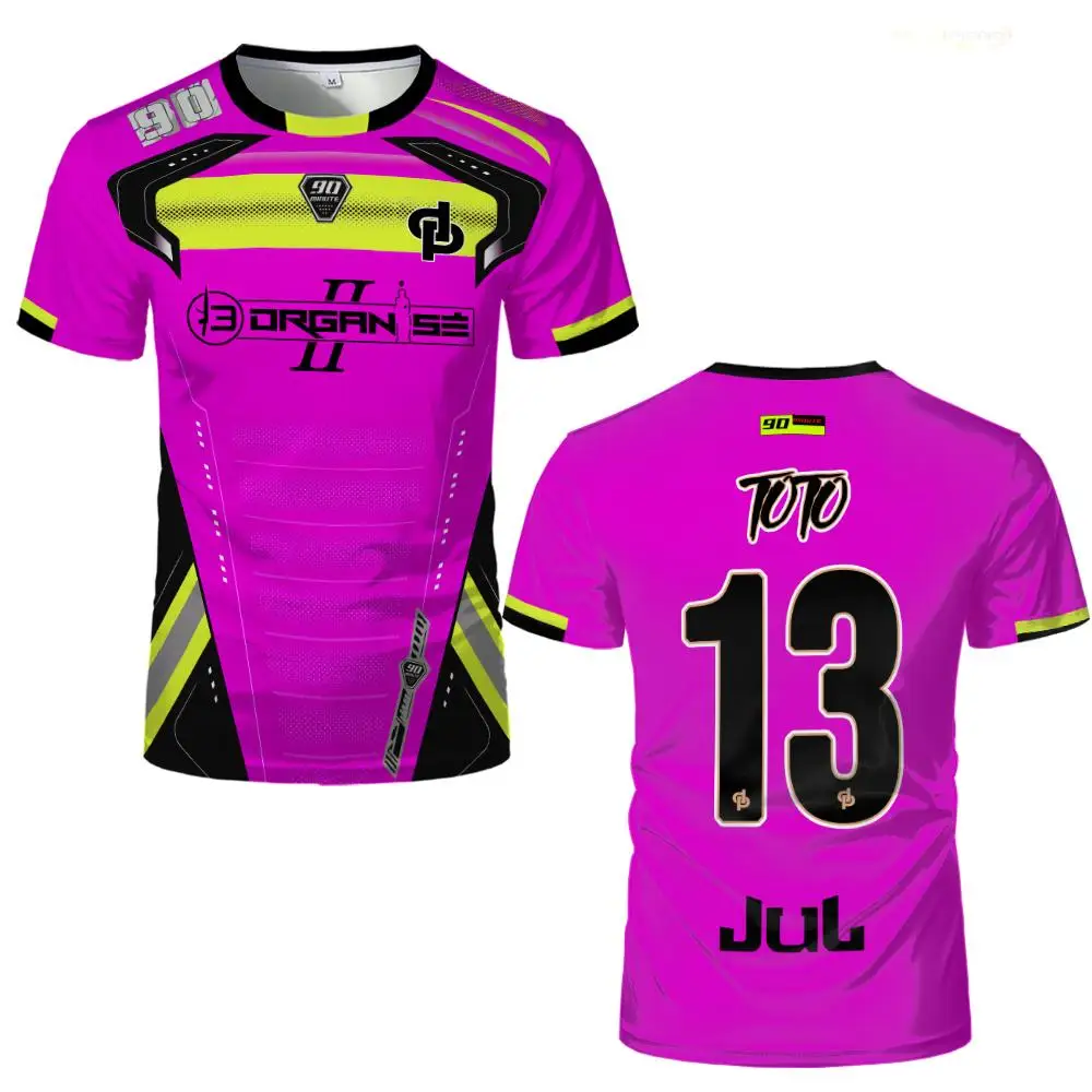 New JUL Marseille Rap All-Over - Men'S Fashion Pink Shirt reseña y precio