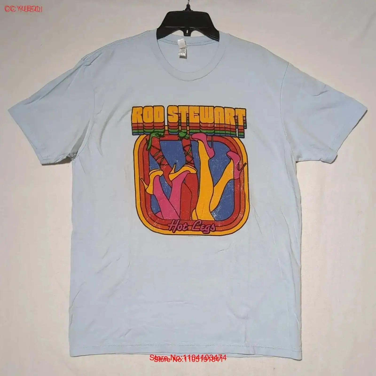 Rod Stewart Hot Legs T Shirt M - Men'S Fashion 70S reseña y precio