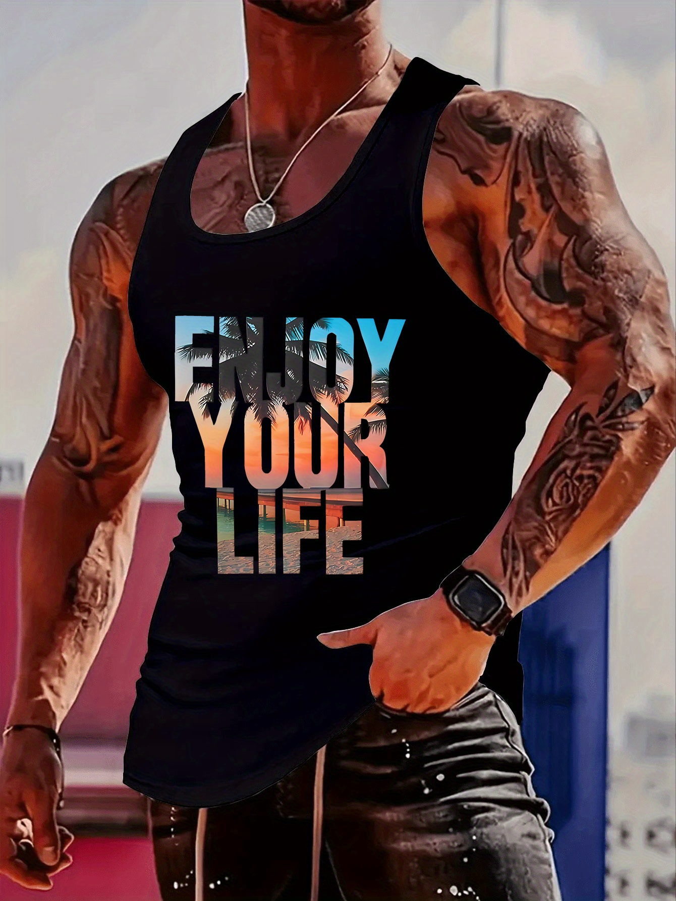 Fashionable trend muscular man - Mens Fashion Top reseña y precio