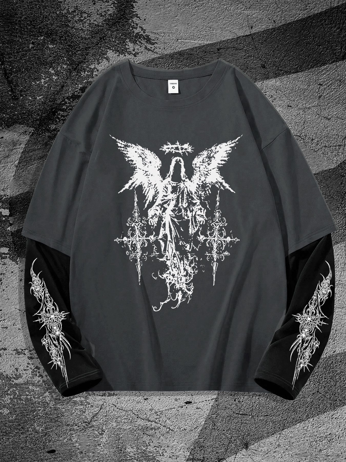 New men's long-sleeved T-shirt - Mens Fashion Summer reseña y precio