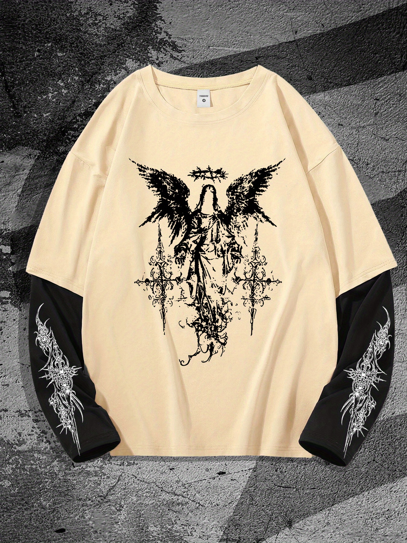 New men's long-sleeved T-shirt - Mens Fashion Summer reseña y precio