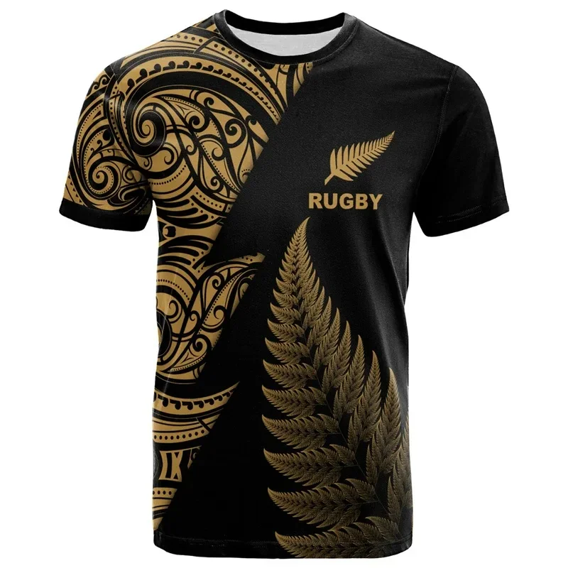 Summer New Zealand Maori Rugby - Mens Fashion Rugby Shirts reseña y precio