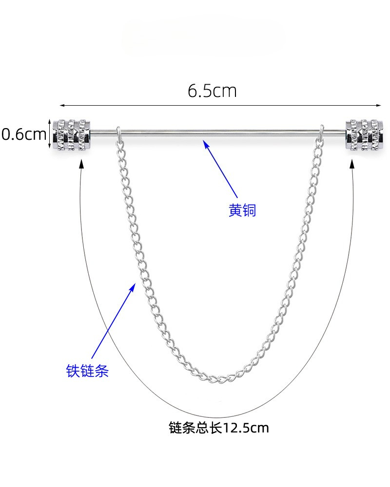 New Men's Brooch for Shirt Sta - Men'S Fashion Accessories reseña y precio