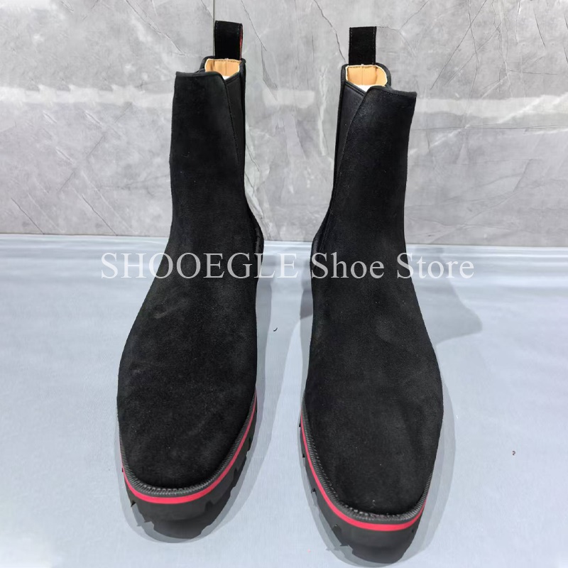 Black Cow Suede Men’s Boots Ro - Mens Fashion Winter 2025 reseña y precio