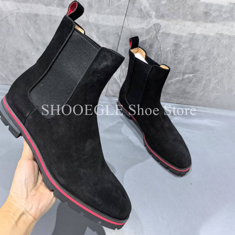Black Cow Suede Men’s Boots Ro - Mens Fashion Winter 2025 reseña y precio