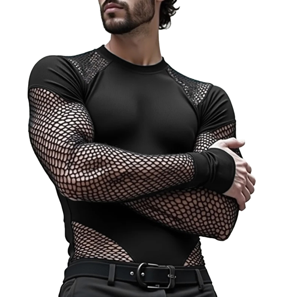 Men's Fashion Bodysuit Sexy Lo - Mens Fashion Top reseña y precio