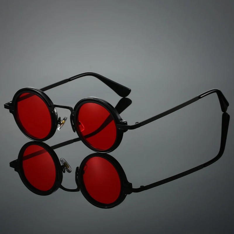 New Retro Metal Round Frame Su - Men'S Fashion Accessories reseña y precio