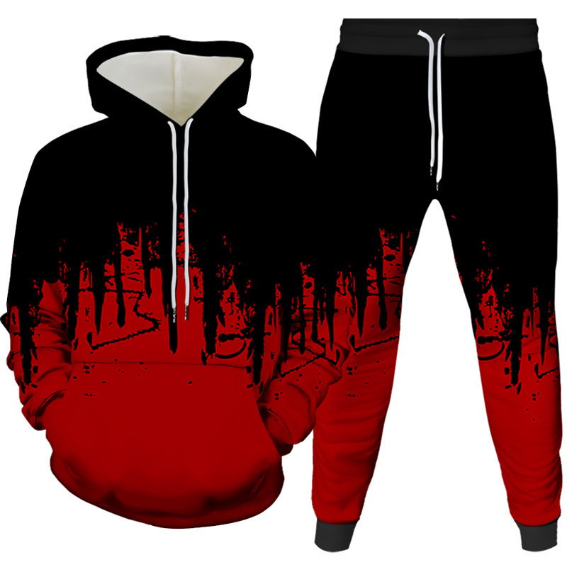 Ink Painting 3D Printed Hoodie - Mens Fashion Suits reseña y precio