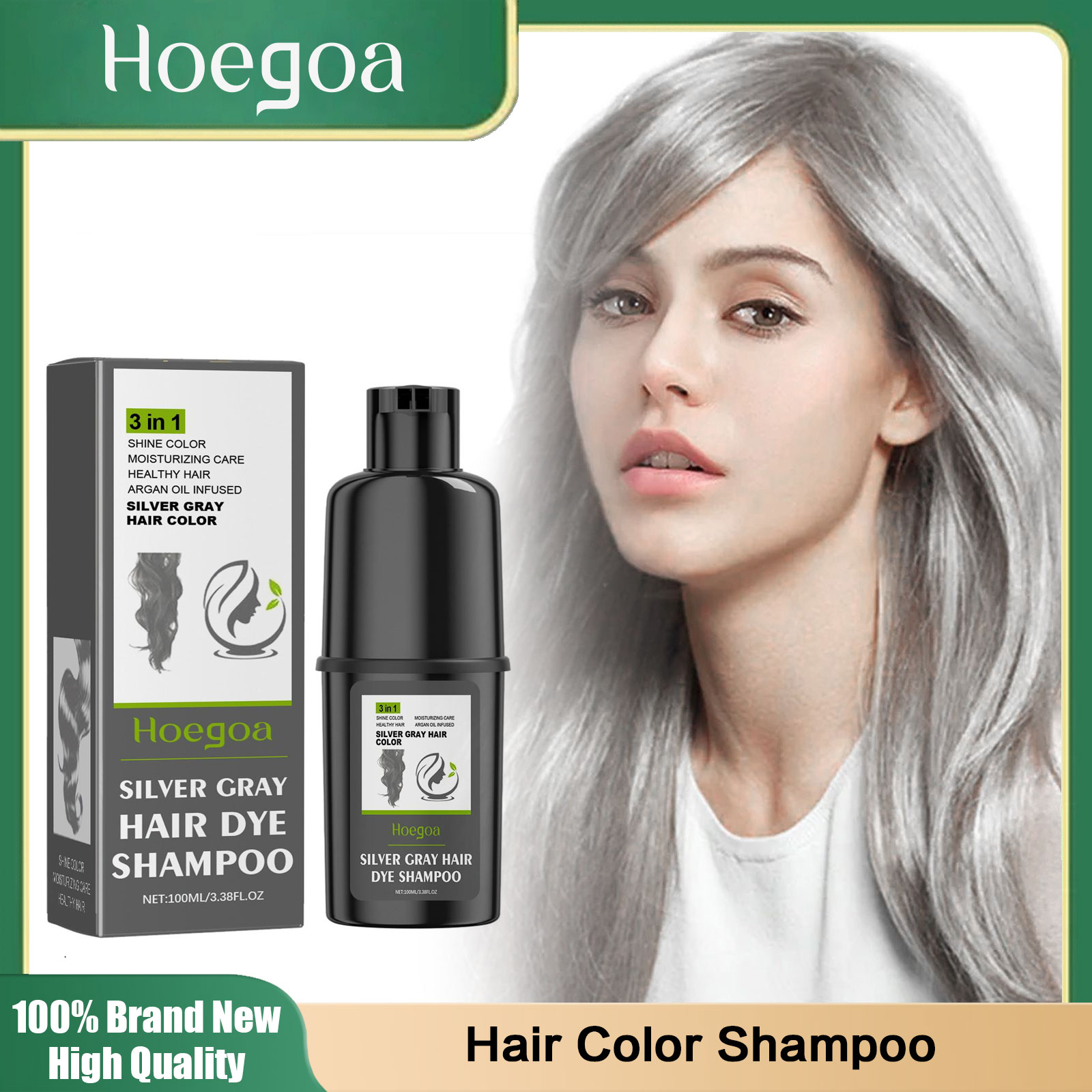 3 In 1 Hair Coloring Shampoo N - Men Fashion Hair Style reseña y precio